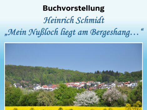 Einladung zur Buchvorstellung: „Mein Nußloch liegt am Bergeshang…“