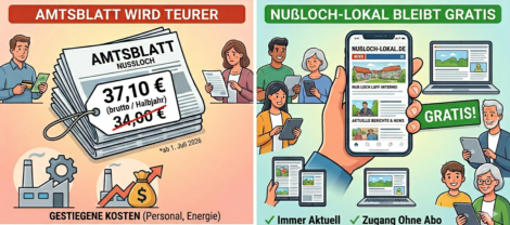 Rathaus Rundschau: Information zur Preisanpassung