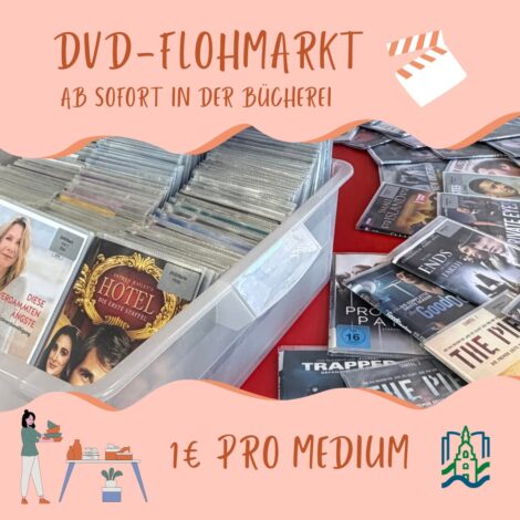 DVD-Flohmarkt in der Gemeindebücherei
