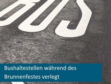 Bus-Umleitungen zum Brunnenfest 2026