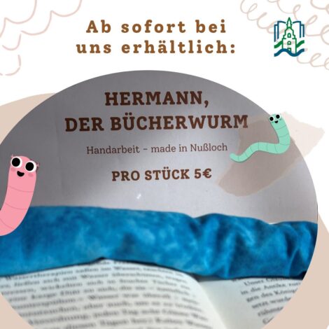 Hermann, der Bücherwurm in der Gemeindebücherei erhältlich