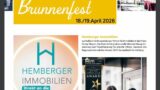 Hemberger Immobilien beim 27. Brunnenfest in Nußloch dabei