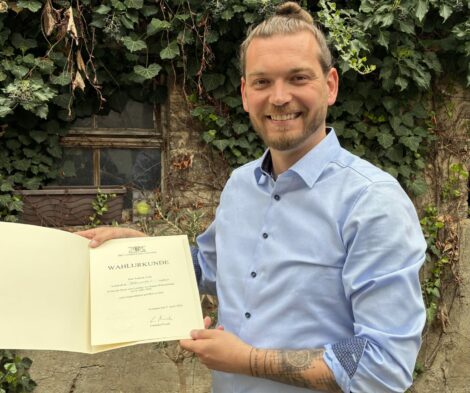 Yannick Veits offiziell als Landtagsabgeordneter beurkundet: Die Arbeit für unsere Region beginnt