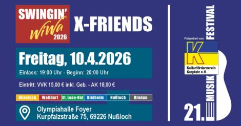 Swing, Groove und erstklassige Livemusik: X-Friends live in der Olympiahalle