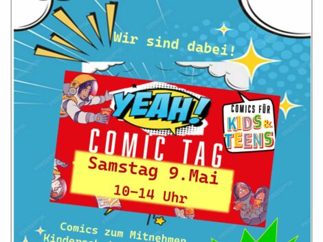 Gemeindebibliothek Sandhausen: Comic-Tag am 9. Mai