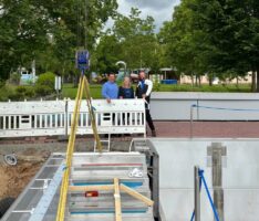 Endspurt im Freibad Leimen
