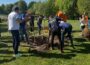 Neue Bäume im Bäderpark Leimen gepflanzt