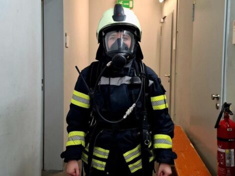 Feuerwehr Nußloch freut sich über neue Atemschutzgeräteträgerin
