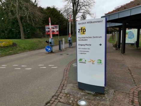 Protestaktion am PZN Wiesloch gegen geplante Kürzungen im Gesundheitswesen