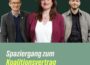 Yannick Veits lädt zum Spaziergang zum Koalitionsvertrag ein