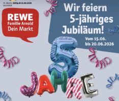 REWE Arnold feiert fünfjähriges Jubiläum 