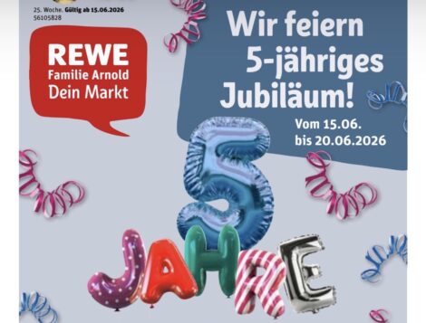 REWE Arnold feiert fünfjähriges Jubiläum 