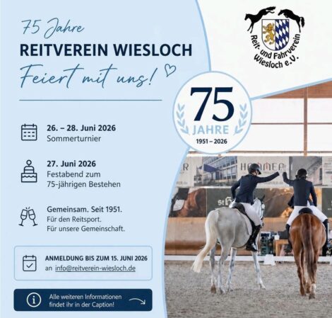 Reitverein Wiesloch sagt Reitturnier wegen Rekordhitze ab