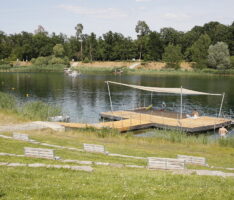Vorübergehende Sperrung des Badesees in Walldorf