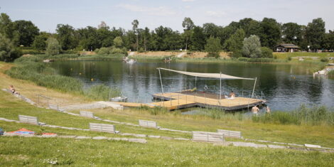 Vorübergehende Sperrung des Badesees in Walldorf