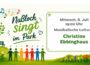 Nußloch singt im Park“ lädt erneut zum Mitsingen ein
