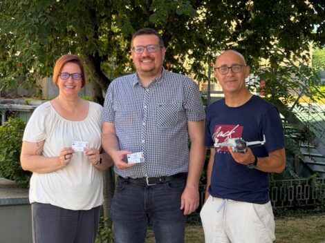 Drohnen-Piloten der Gemeinde Nußloch nehmen ihre Arbeit auf