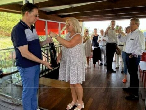 Andrea Simon übernimmt das Präsidentenamt beim Lions Club Leimen