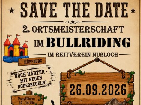 2. Ortsmeisterschaft im Bullriding 2026 beim Reitverein Nußloch