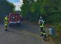 Feuerwehr Nußloch rückt zum Mülleimerbrand aus