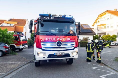 Nußloch: Löschversuch von Bewohner verhindert Gebäudebrand