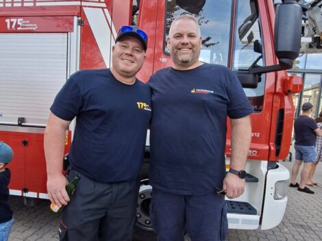 Feuerwehr Nußloch zu Besuch bei der Feuerwehr Mannheim