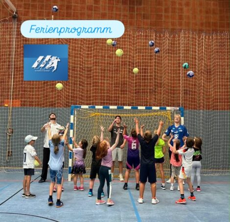 Handball-Nachwuchs entdeckt den Sport in der Olympiahalle
