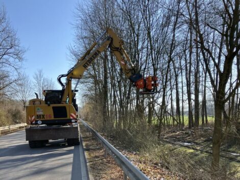 Straßenmeistereien starten mit der Gehölzpflege im Rhein-Neckar-Kreis