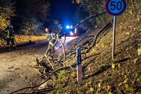 Feuerwehr Nußloch bei zwei Einsätzen innerhalb von zehn Stunden gefordert