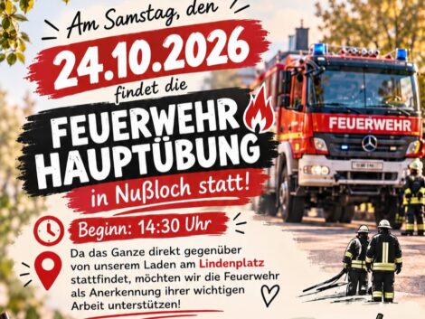 Spendenaktion für die Jugendfeuerwehr Nußloch