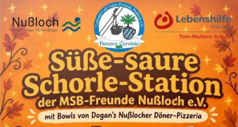 Ein Glas Schorle für zwei gute Zwecke